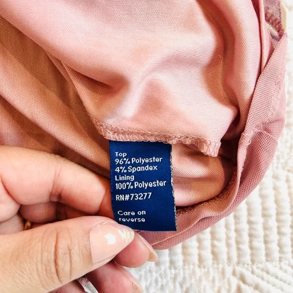 Floral Pink Sleeveless Top - Picture 4 of 6